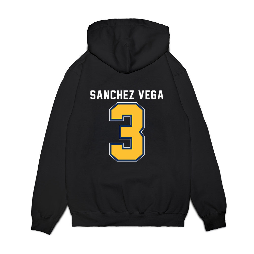 ETAMU - NCAA Men's Basketball : Mykol Sanchez Vega - Vintage Basketball Shersey Premium Hooded Sweatshirt-1