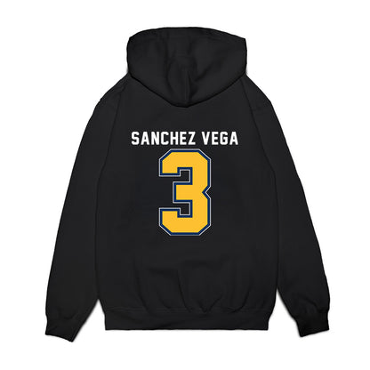 ETAMU - NCAA Men's Basketball : Mykol Sanchez Vega - Vintage Basketball Shersey Premium Hooded Sweatshirt-1