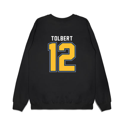 ETAMU - NCAA Men's Basketball : Kollin Tolbert - Vintage Basketball Shersey Premium Crewneck Sweatshirt-1