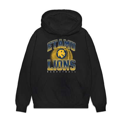 ETAMU - NCAA Men's Basketball : Kollin Tolbert - Vintage Basketball Shersey Premium Hooded Sweatshirt-0