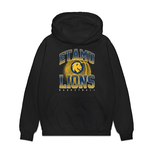 ETAMU - NCAA Men's Basketball : Mykol Sanchez Vega - Vintage Basketball Shersey Premium Hooded Sweatshirt-0