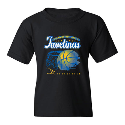 TAMUK - NCAA Men's Basketball : Jamir Turner - Vintage Basketball Shersey Youth T-Shirt-0