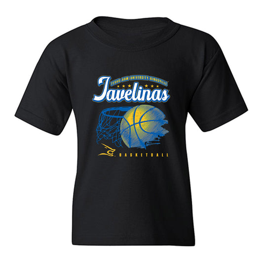 TAMUK - NCAA Women's Basketball : Landri Richey - Vintage Basketball Shersey Youth T-Shirt-0