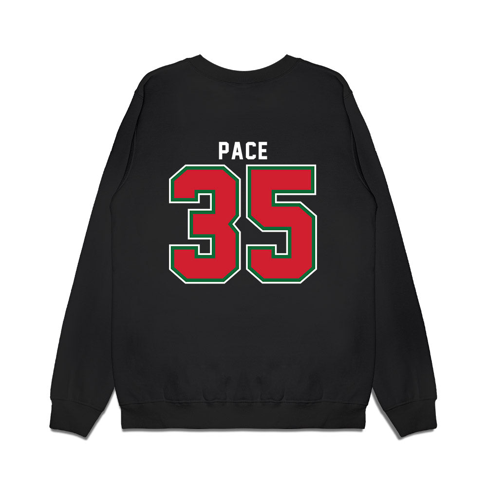 MVSU - NCAA Men's Basketball : Jonathan Pace - Vintage Basketball Shersey Premium Crewneck Sweatshirt-1