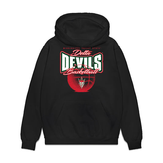 MVSU - NCAA Women's Basketball : Addison Howell - Vintage Basketball Shersey Premium Hooded Sweatshirt-0