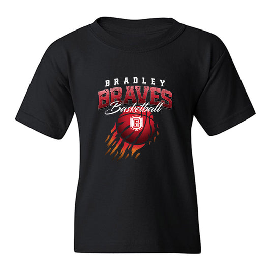Bradley - NCAA Men's Basketball : Josh Ibukunoluwa - Vintage Basketball Shersey Youth T-Shirt-0