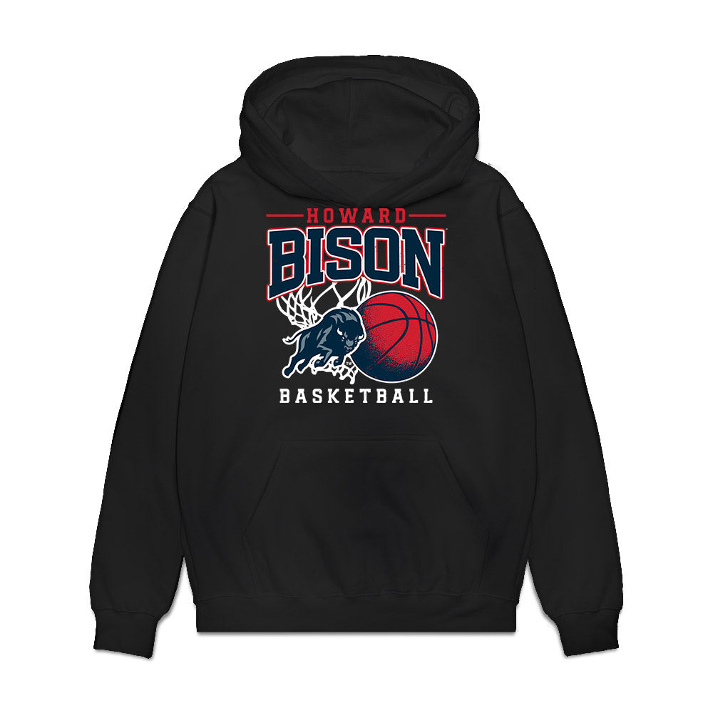 Howard - NCAA Women's Basketball : Zoe Stewart - Vintage Premium Hooded Sweatshirt-0