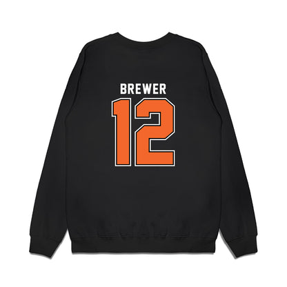 Idaho State - NCAA Men's Basketball : Lachlan Brewer - Vintage Shersey Premium Crewneck Sweatshirt-1
