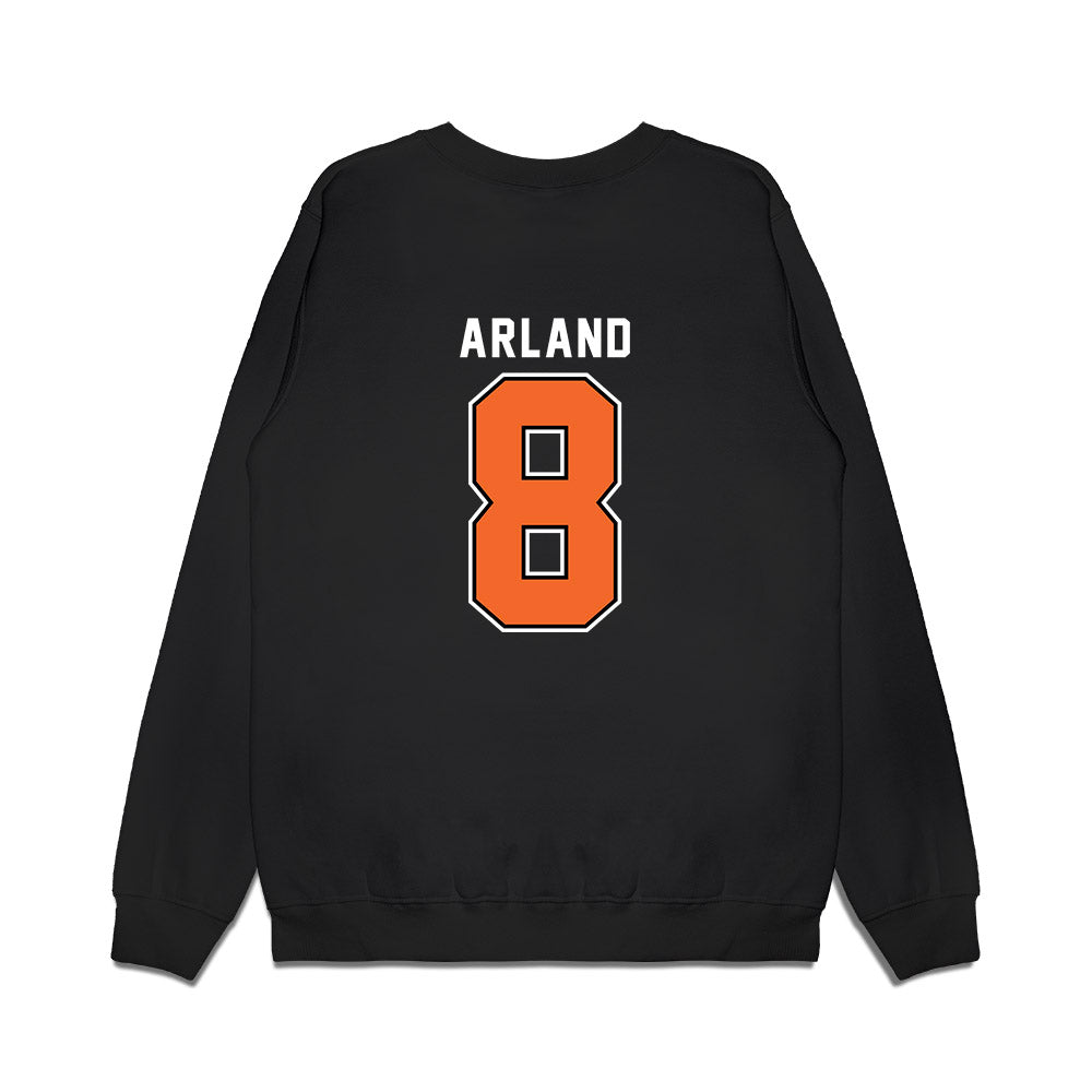 Idaho State - NCAA Men's Basketball : Trey Arland - Vintage Shersey Premium Crewneck Sweatshirt-1