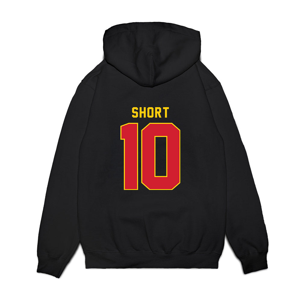 Pitt State - NCAA Men's Basketball : Landon Short - Vintage Shersey Premium Hooded Sweatshirt-1