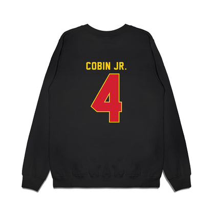 Pitt State - NCAA Men's Basketball : David Cobin Jr. - Vintage Shersey Premium Crewneck Sweatshirt-1