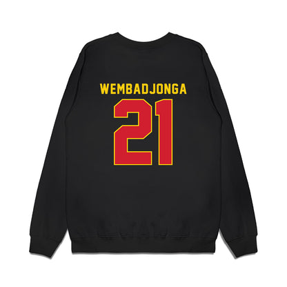 Pitt State - NCAA Women's Basketball : Marie WEMBADJONGA - Vintage Shersey Premium Crewneck Sweatshirt-1