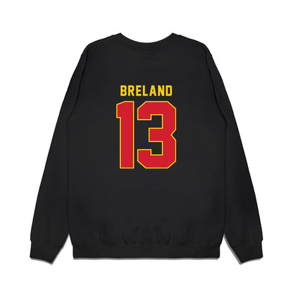Pitt State - NCAA Men's Basketball : EJ Breland - Vintage Shersey Premium Crewneck Sweatshirt-1