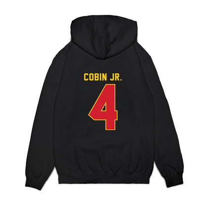 Pitt State - NCAA Men's Basketball : David Cobin Jr. - Vintage Shersey Premium Hooded Sweatshirt-1