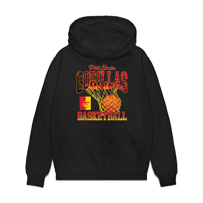 Pitt State - NCAA Men's Basketball : David Cobin Jr. - Vintage Shersey Premium Hooded Sweatshirt-0