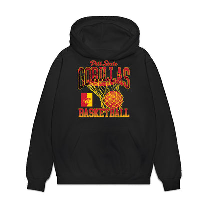 Pitt State - NCAA Women's Basketball : Marie WEMBADJONGA - Vintage Shersey Premium Hooded Sweatshirt-0