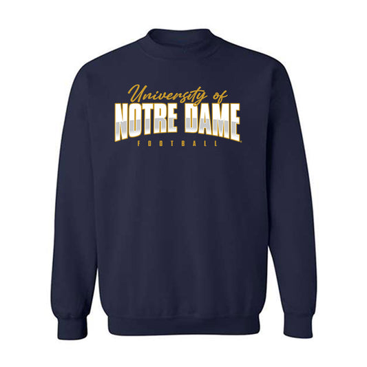 Notre Dame - NCAA Football : Keon Keeley - Classic Shersey Crewneck Sweatshirt-0