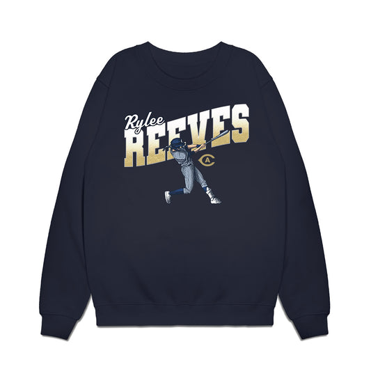 UC Davis - NCAA Softball : Rylee Reeves - Caricature Premium Crewneck Sweatshirt-0