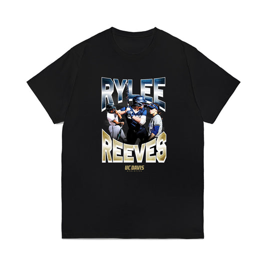 UC Davis - NCAA Softball : Rylee Reeves - Collage Comfort Colors T-Shirt-0