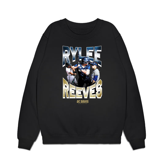 UC Davis - NCAA Softball : Rylee Reeves - Collage Premium Crewneck Sweatshirt-0