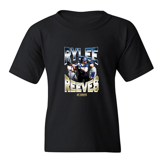 UC Davis - NCAA Softball : Rylee Reeves - Collage Youth T-Shirt-0