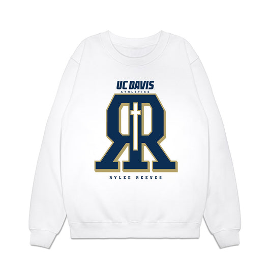 UC Davis - NCAA Softball : Rylee Reeves - Graphic Premium Crewneck Sweatshirt-0