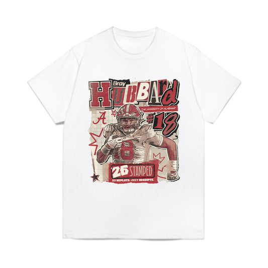 Alabama - NCAA Football : Bray Hubbard - 25 season moments Comfort Colors T-Shirt-0