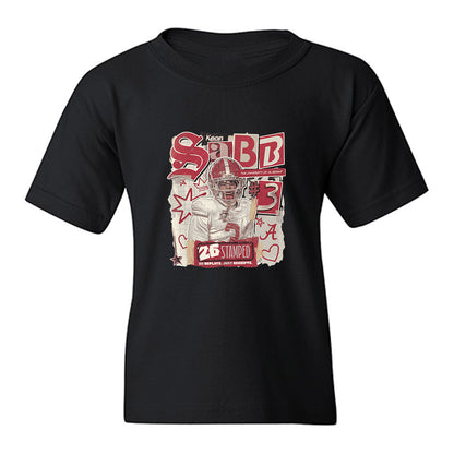 Alabama - NCAA Football : Keon Sabb - 25 season moments Youth T-Shirt-0