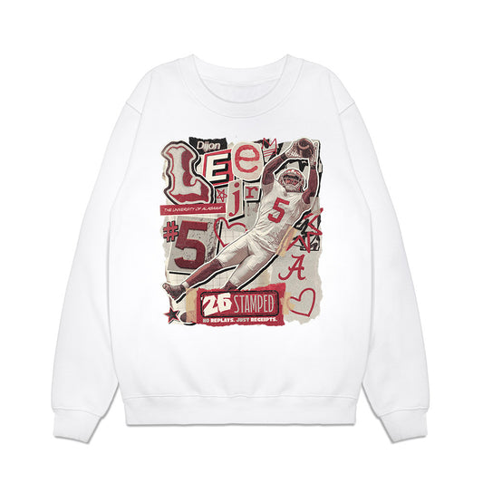 Alabama - NCAA Football : Dijon Lee Jr. - 25 season moments Premium Crewneck Sweatshirt-0
