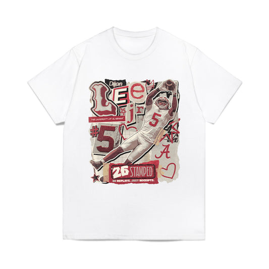 Alabama - NCAA Football : Dijon Lee Jr. - 25 season moments Comfort Colors T-Shirt-0