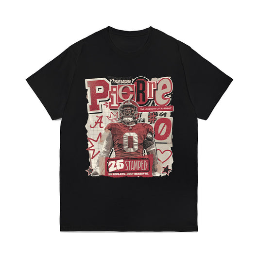 Alabama - NCAA Football : Yhonzae Pierre - 25 season moments Caricature Comfort Colors T-Shirt-0