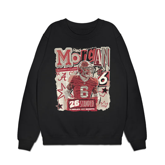 Alabama - NCAA Football : Red Morgan - 25 season moments Premium Crewneck Sweatshirt-0