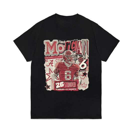 Alabama - NCAA Football : Red Morgan - 25 season moments Comfort Colors T-Shirt-0