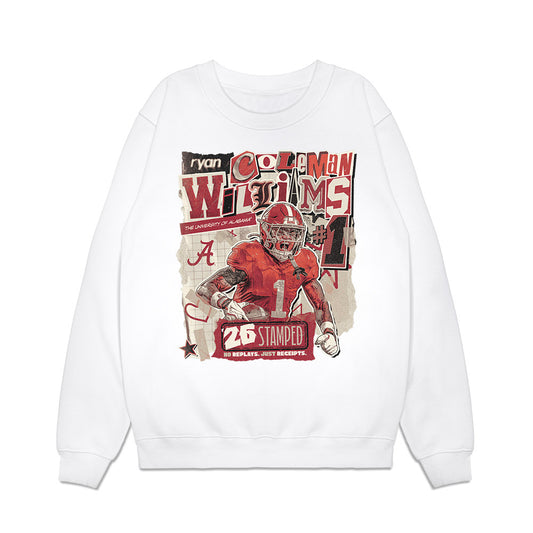 Alabama - NCAA Football : Ryan Coleman-Williams - 25 season moments Premium Crewneck Sweatshirt-0