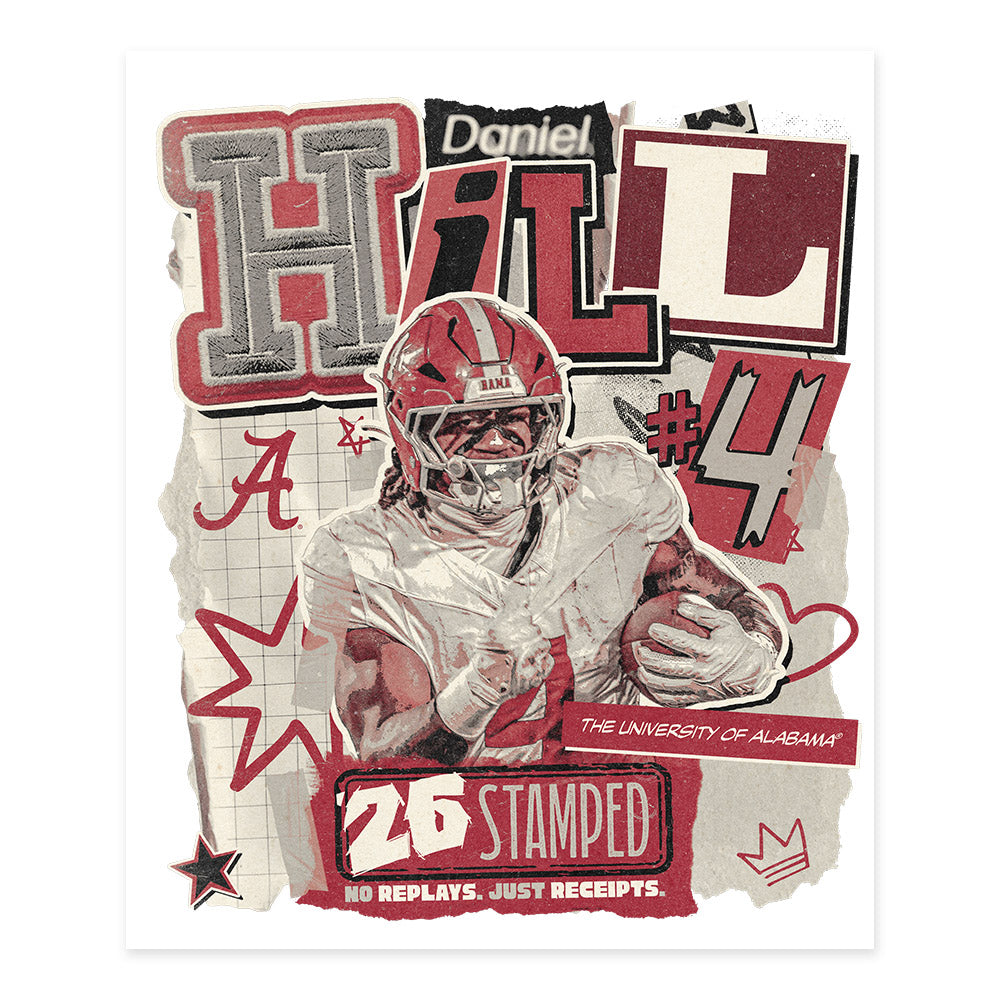 Alabama - NCAA Football : Daniel Hill - Poster 20x24-0