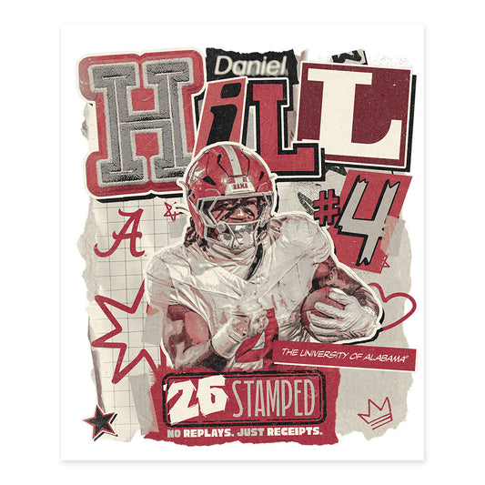Alabama - NCAA Football : Daniel Hill - Poster 20x24-0