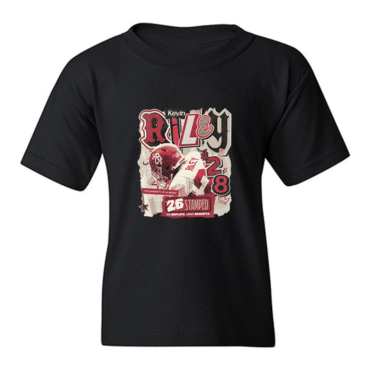 Alabama - NCAA Football : Kevin Riley - 25 Season Moments Youth T-Shirt-0