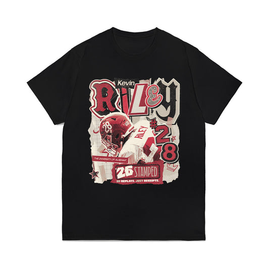 Alabama - NCAA Football : Kevin Riley - 25 Season Moments Comfort Colors T-Shirt-0