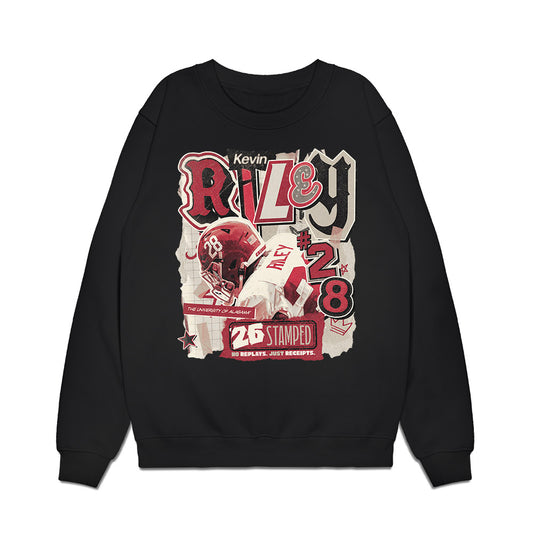 Alabama - NCAA Football : Kevin Riley - 25 Season Moments Premium Crewneck Sweatshirt-0