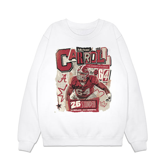 Alabama - NCAA Football : Michael Carroll - Premium Crewneck Sweatshirt-0