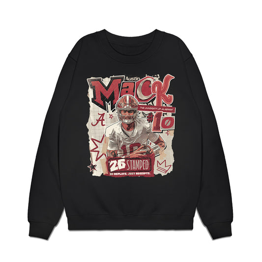 Alabama - NCAA Football : Austin Mack - Premium Crewneck Sweatshirt-0