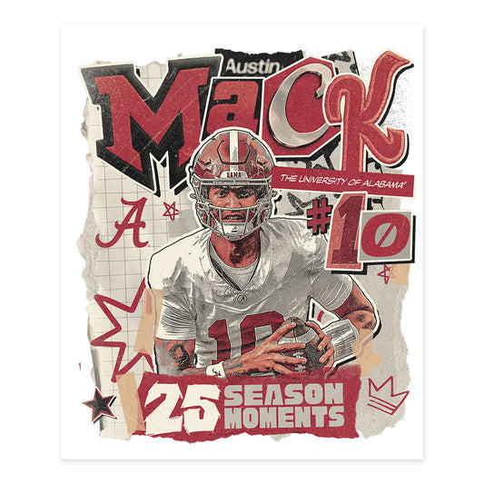 Alabama - NCAA Football : Austin Mack - Individual Caricature Poster 20x24-0