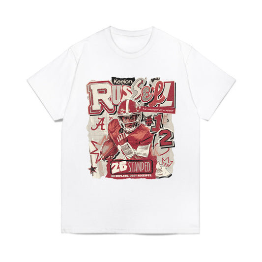 Alabama - NCAA Football : Keelon Russell - Comfort Colors T-Shirt-0
