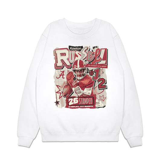 Alabama - NCAA Football : Keelon Russell - Premium Crewneck Sweatshirt-0