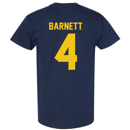 Michigan - NCAA Men's Ice Hockey : Asher Barnett - Vintage Shersey T-Shirt-1