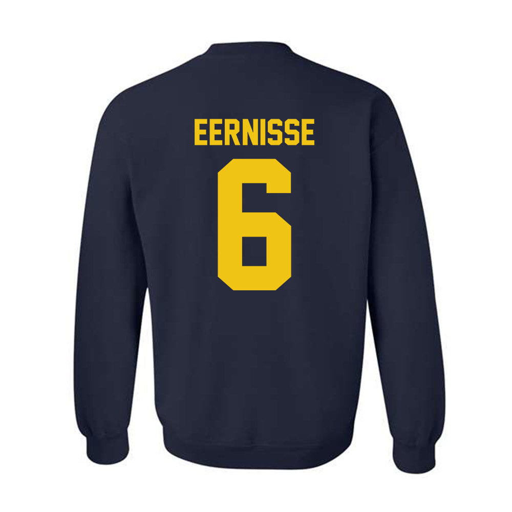 Michigan - NCAA Men's Ice Hockey : Josh Eernisse - Vintage Shersey Crewneck Sweatshirt-1