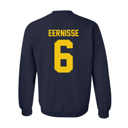 Michigan - NCAA Men's Ice Hockey : Josh Eernisse - Vintage Shersey Crewneck Sweatshirt-1