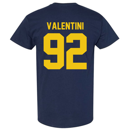 Michigan - NCAA Men's Ice Hockey : Adam Valentini - Vintage Shersey T-Shirt-1