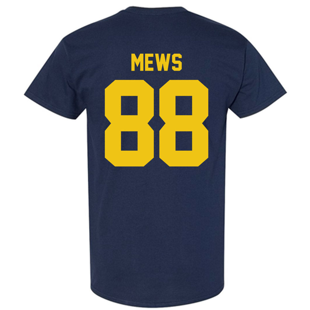 Michigan - NCAA Men's Ice Hockey : Henry Mews - Vintage Shersey T-Shirt-1