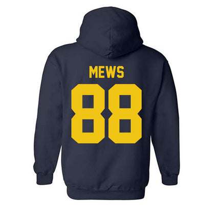 Michigan - NCAA Men's Ice Hockey : Henry Mews - Vintage Shersey Hooded Sweatshirt-1